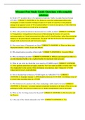 Missouri Post Study Guide Questions with complete solutions
