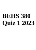 BEHS 380 Quiz 1 2023