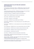 MISSOURI POST EXAM FOR 2023 &lpar;HIGHLY RECOMMEND&rpar;