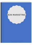 Samenvatting B2B marketing
