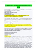 CEN Exam 1 -with latest solutions-2023-2024