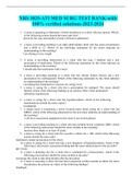 NRS 3025-ATI MED SURG TEST BANK-with 100&percnt; verified solutions-2023-2024