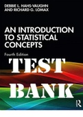 TEST BANK for An Introduction to Statistical Concepts 4th Edition by Debbie L&period; Hahs-Vaughn and Richard G&period; Lomax &lowbar;&lpar;Complete Download&rpar;