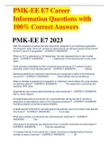 PMK-EE E7 Career