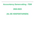 VOLLEDIGE SAMENVATTING ACCOUNTANCY (2022-2023)(KU Leuven)