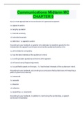 Communications Midterm MC  CHAPTER 9