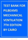 Test Bank for Pilbeams Mechanical Ventilation 7th Edition by Cairo.
