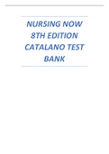 Test bank for Nursing Now Today's Issues&comma; Tomorrows Trends 8th Edition 2024 latest update By Joseph T 