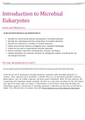 Introduction to Microbial Eukaryotes