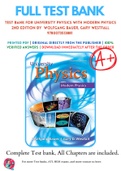 Solutions Manual for University Physics with Modern Physics 2nd Edition by Wolfgang Bauer and Gary D&period;Westfall