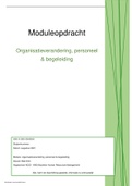 moduleopdracht Organisatieverandering, personeel  & begeleiding met eindcijfer 10 - inclusief beoordeling NCOI