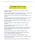 IAHCSMM CRCST Exam 2022 questions and answers graded A&plus;