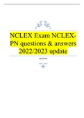 NCLEX-PN Test Prep Questions and Answers with Explanations V1 PRACTICE EXAM 1 &lpar;STUDY MODE&rpar;
