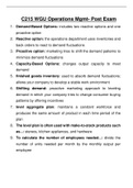 &lpar;Answered&rpar; C215 WGU Operations Mgmt- Post Exam