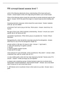 RN concept-based assess level 1