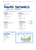  groupements fonctionnels en chimie organique 