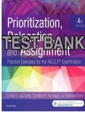 Prioritization Delegation and Assignment 4th Edition LaCharity Test Bank