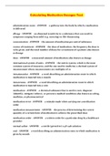 Calculating Medication Dosages Test 