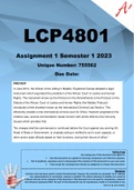LCP4801 Assignment 1 Semester 1 2023 (755562)
