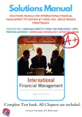 Solutions Manual For International Financial Management 7th Edition By Cheol Eun , Bruce Resnick 9780077861605 