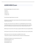 ASWB MSW Exam 2023 with 100&percnt; correct answers