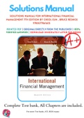Solutions Manual For International Financial Management 7th Edition By Cheol Eun &comma; Bruce Resnick 9780077861605 