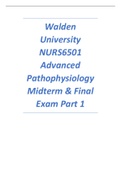 Walden University NURS6501 Advanced Pathophysiology Midterm & Final Exam Part 1&period;pdf