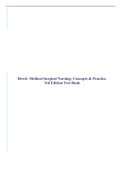 Dewit: Medical-Surgical Nursing: Concepts & Practice, 3rd Edition Test Bank