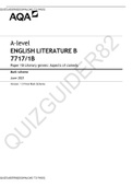 A-level ENGLISH LITERATURE B 7717/1B Paper 1B Literary genres: Aspects of comedy[DOWNLOAD TO PASS]