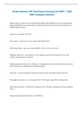 Scribe America OP Final Exam Concept List 2023 &ndash; 2024 With Complete Solution