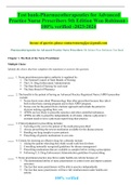 Test bank-Pharmacotherapeutics for Advanced Practice Nurse Prescribers 5th Edition Woo Robinson -100&percnt; verified -2023-2024