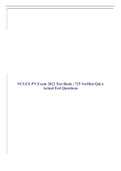 NCLEX PN Exam 2023 Test Bank | 725 Verified Q&A Actual Test Questions