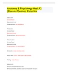 Anatomy & Physiology Hesi A2 &lpar;Elsevier&sol;Evolve&rpar;&period; Rated A&plus;