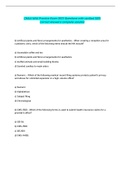 CMAA NHA Practice Exam 2023 Questions with verified 100&percnt; correct Answers complete solution 