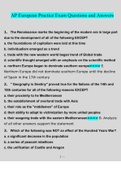 Ap Euro Practice Exam Questions Questions Verified With 100% Correct Answers