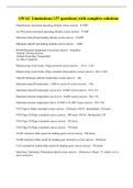 AWAC Limitations&vert; 137 questions&vert; with complete solutions