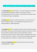 Secure Software Design Study Guide - C706&period;Questions Verified With 100&percnt; Correct Answers