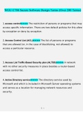 C706 Secure Software Design Terms&period;Questions Verified With 100&percnt; Correct Answers