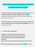 C706 Practice Test Questions&period; Questions Verified With 100&percnt; Correct Answers