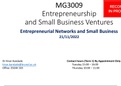 MG3009A Week 10 - Entrepreneurial Networks and Small Business - FINAL.pdf