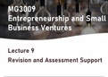 entrepenrurship and small ventures revision