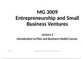 Entrepreneurship and Small Business Ventures