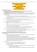 NRNP 6635 MID-TERM STUDY GUIDE Week 1&colon; History and Theories of Psychopathology