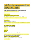 pct (Davita) exam questions Practice test_latest