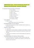 AWSB Masters Exam - Human Development&comma; Diversity and Behavior in the Environment &lpar;summary&rpar;