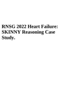 RNSG 2022 Heart Failure: SKINNY Reasoning Case Study