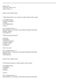 EXCEL TESTBANK CHAPTER 11 Answered