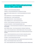 WGU D236 pathophysiology Correct 100&percnt; Latest 2023 &lpar;answered&rpar; 
