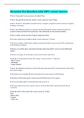 Bartender Test Questions with 100&percnt; correct answers