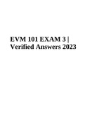 EVM 101 Module 1-6 TEST &vert; Verified Answers 2023&comma; EVM 101 Module 5 Assessment and Management Action Exam 2023 &vert; Verified Answers & EVM 101 EXAM 3 &vert; Verified Answers 2023
